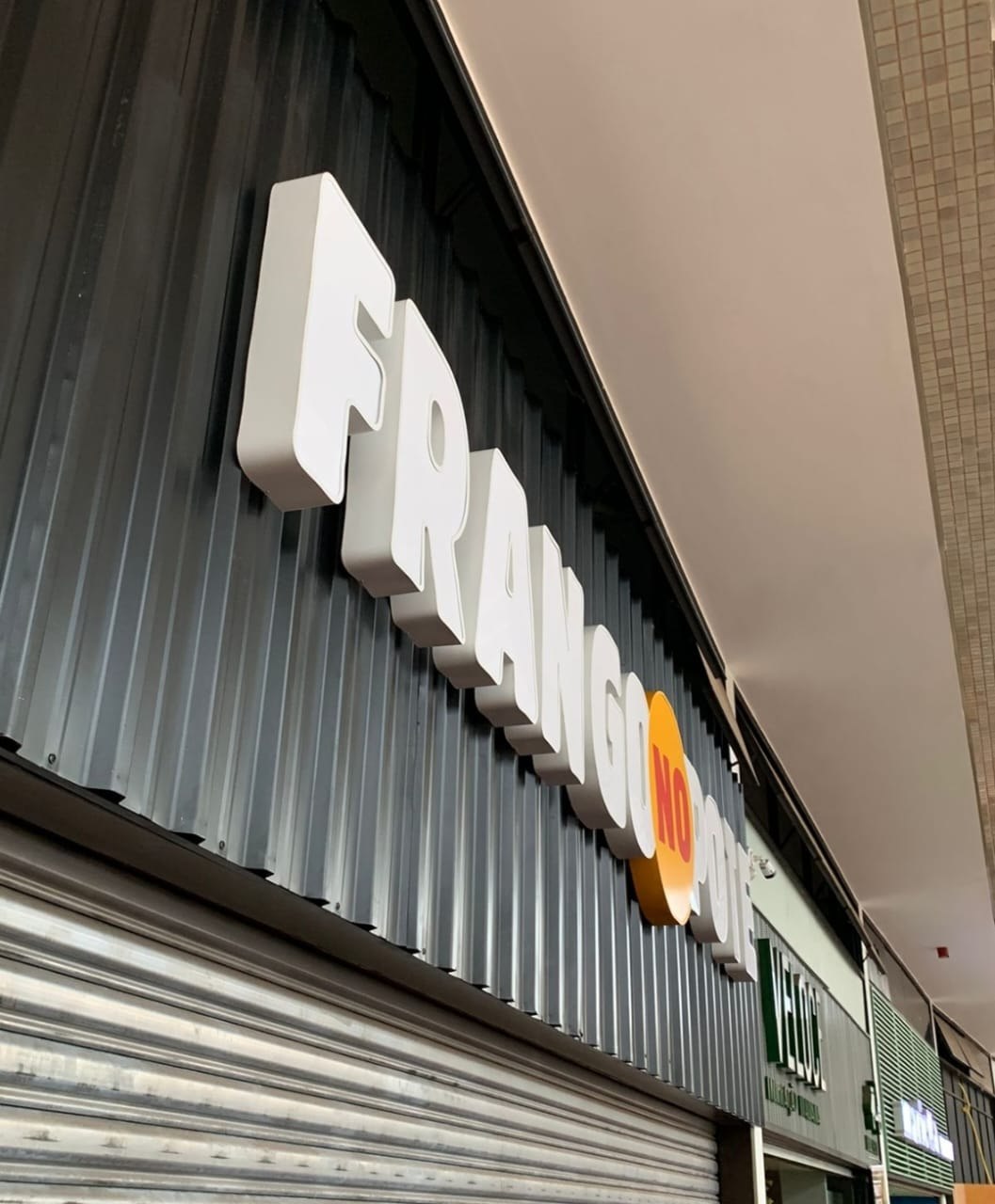 Letras caixa Frango no Pote