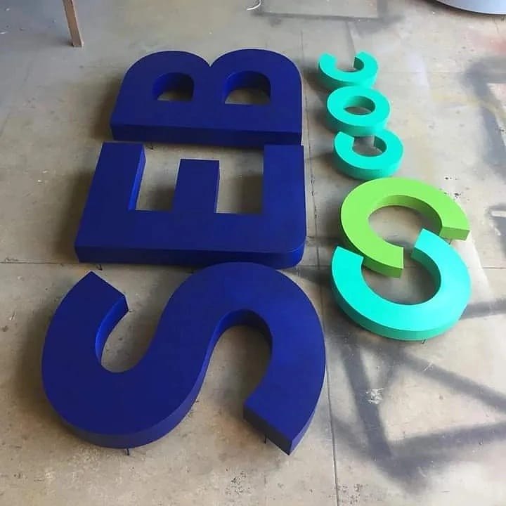 Letras caixa SEBCOC