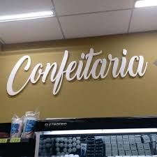 Letras Confeitaria
